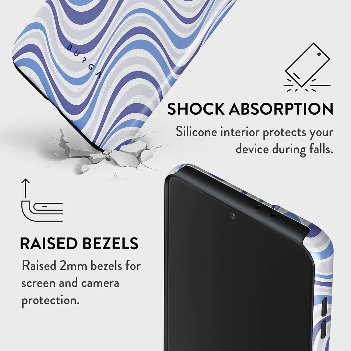 Burga Samsung Galaxy S22 Plus Fashion Tough Σκληρή Θήκη - Stay Groovy