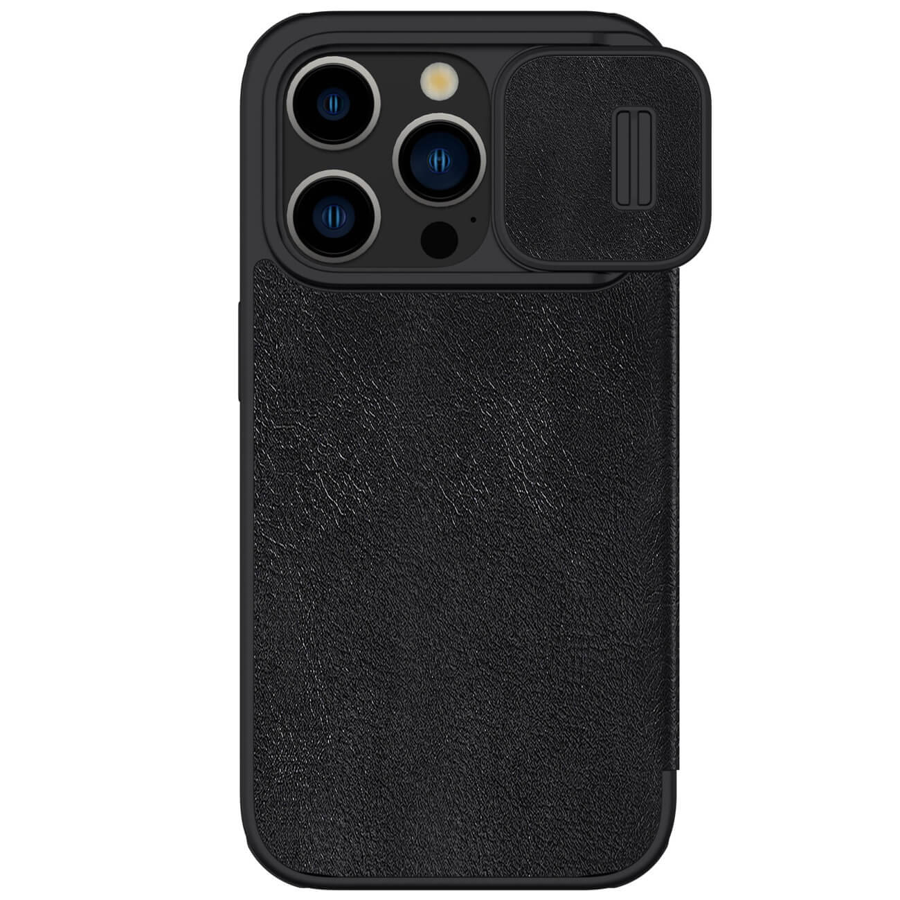 Nillkin iPhone 15 Pro Qin Pro Leather Θήκη Βιβλίο με Κάλυμμα για την Κάμερα - Black