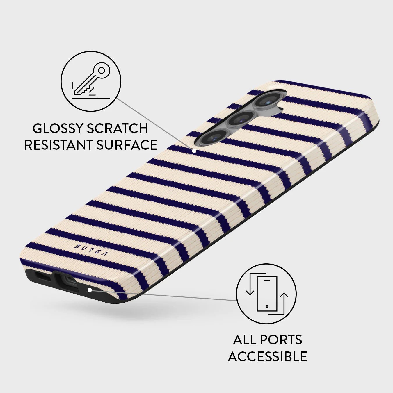 Burga Samsung Galaxy S24 Plus Fashion Tough Σκληρή Θήκη - Old Money