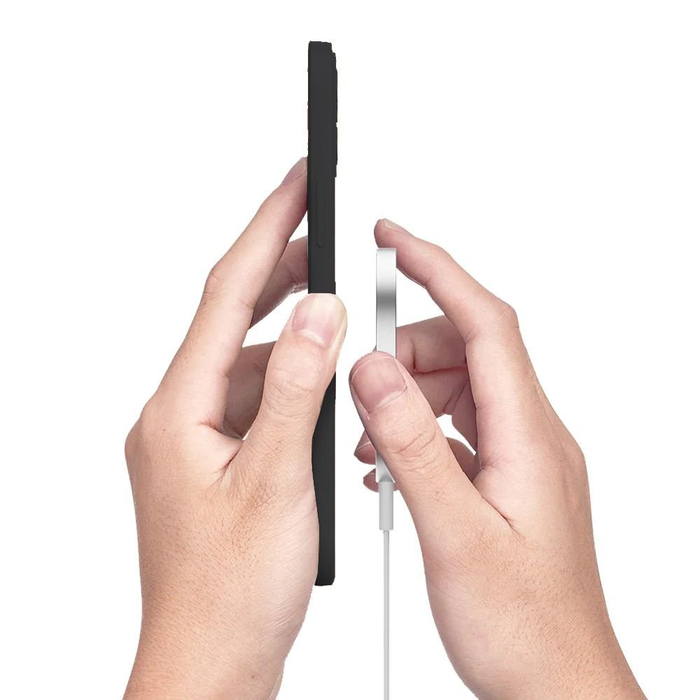 Tech - Protect iPhone 14 Plus / iPhone 15 Plus Icon Magsafe Θήκη Σιλικόνης TPU - Black