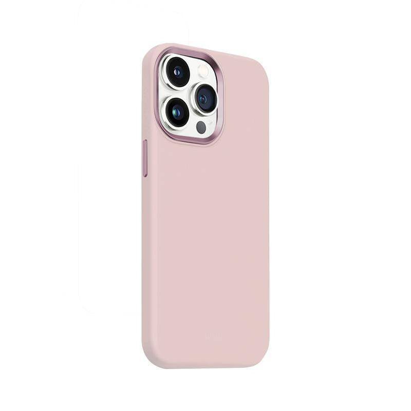 Crong iPhone 15 Pro Max Color Cover Lux Magnetic - Θήκη Σιλικόνης με MagSafe - Pink