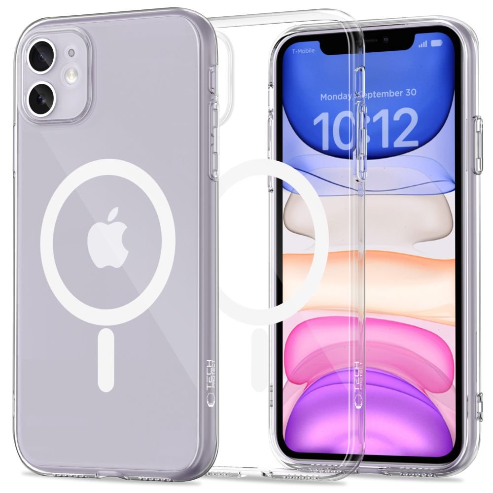 Tech - Protect iPhone 11 Flexair Θήκη Σιλικόνης TPU με MagSafe - Διάφανη