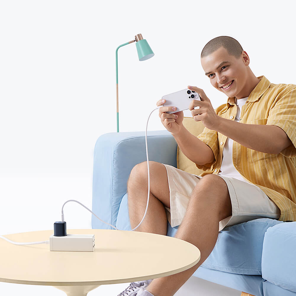 Baseus PicoGo Οικιακός Φορτιστής Γρήγορης Φόρτισης 45W με Θύρα Type - C - Cosmic Black
