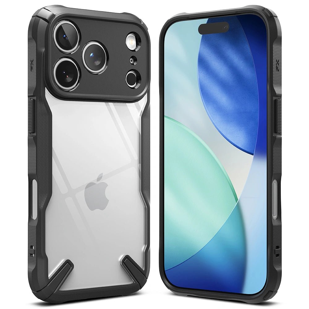 Ringke iPhone 17 Pro Max - Fusion X Σκληρή Θήκη με Πλαίσιο Σιλικόνης - Διάφανη / Black