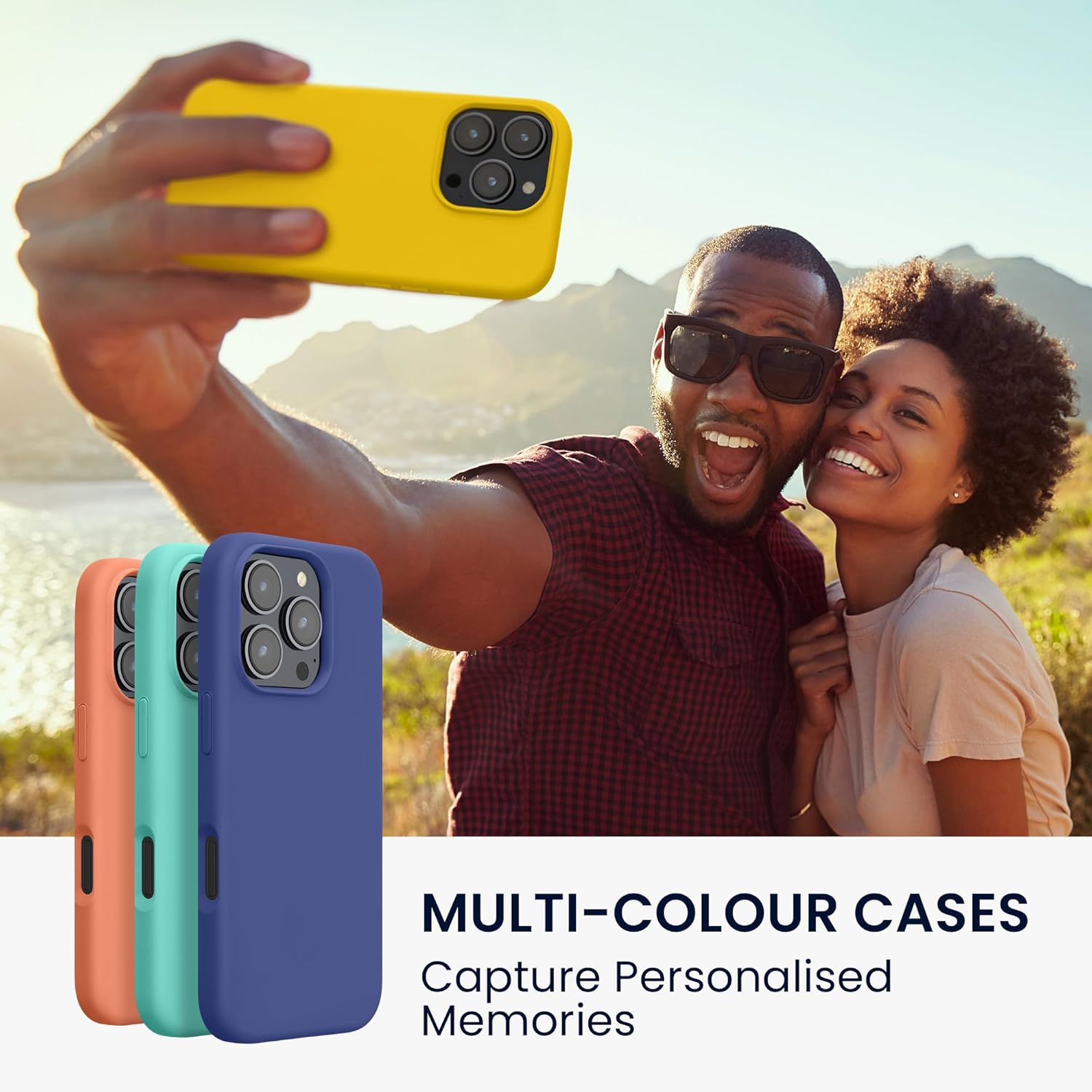 KW iPhone 16 Pro Θήκη Σιλικόνης Rubberized TPU - Bright Yellow