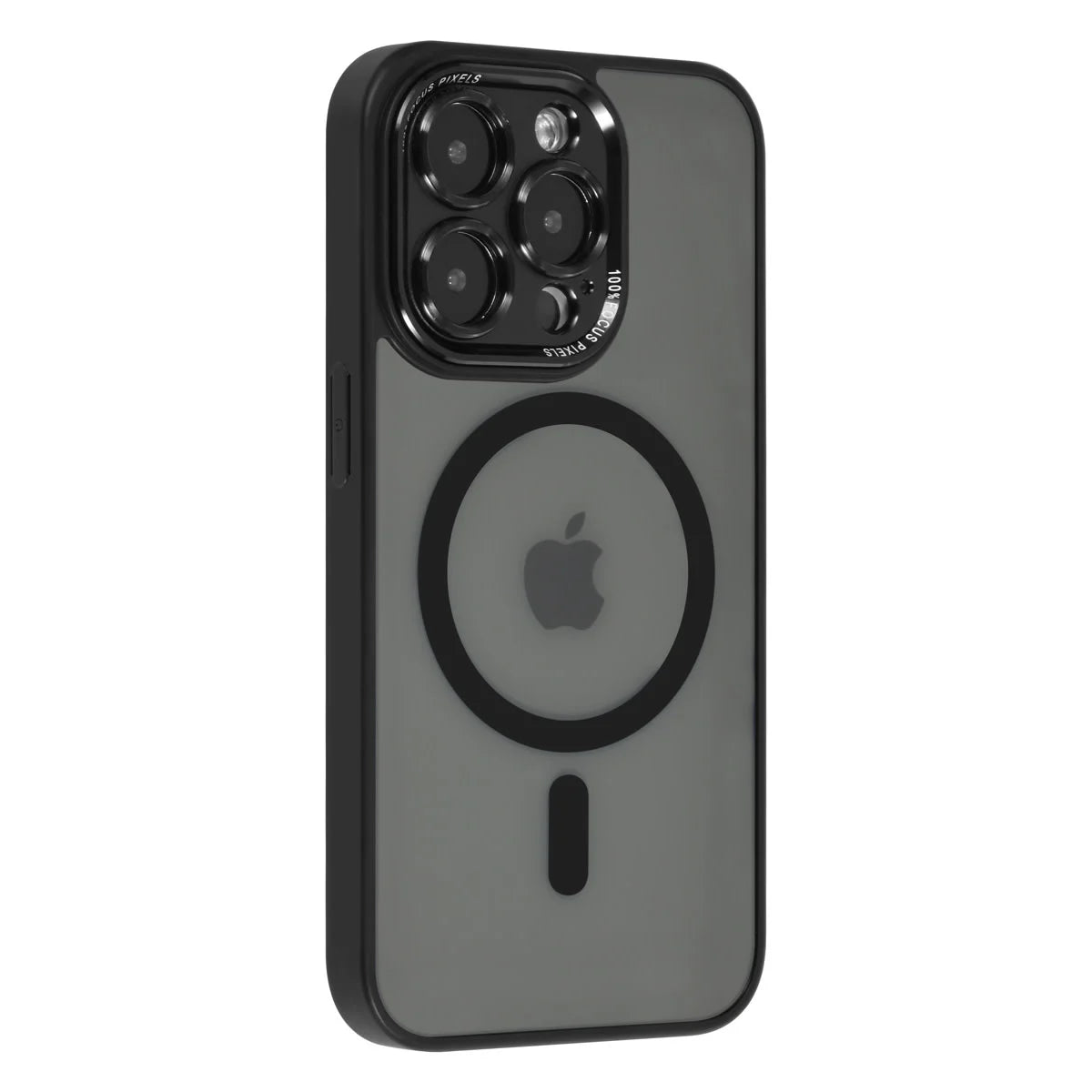 Tuniq iPhone 15 Pro - MagSafe Σκληρή Θήκη με Πλαίσιο Σιλικόνης - Μαύρο Ματ