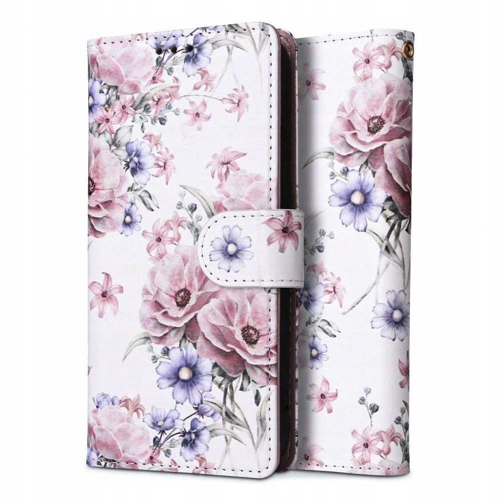 Tech - Protect Xiaomi Redmi Note 12 Pro / Poco X5 Pro 5G Θήκη Πορτοφόλι Stand από Δερματίνη - Blossom Flower