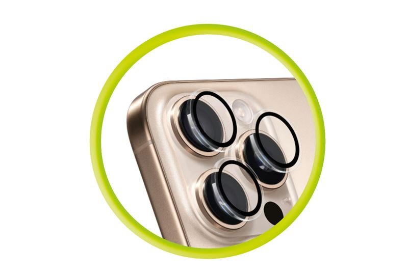 Mobile Origin Easy Lens Guards iPhone 16 / iPhone 16 Plus - Προστασία Κάμερας - Αντιχαρακτικό Γυαλί - Διάφανο