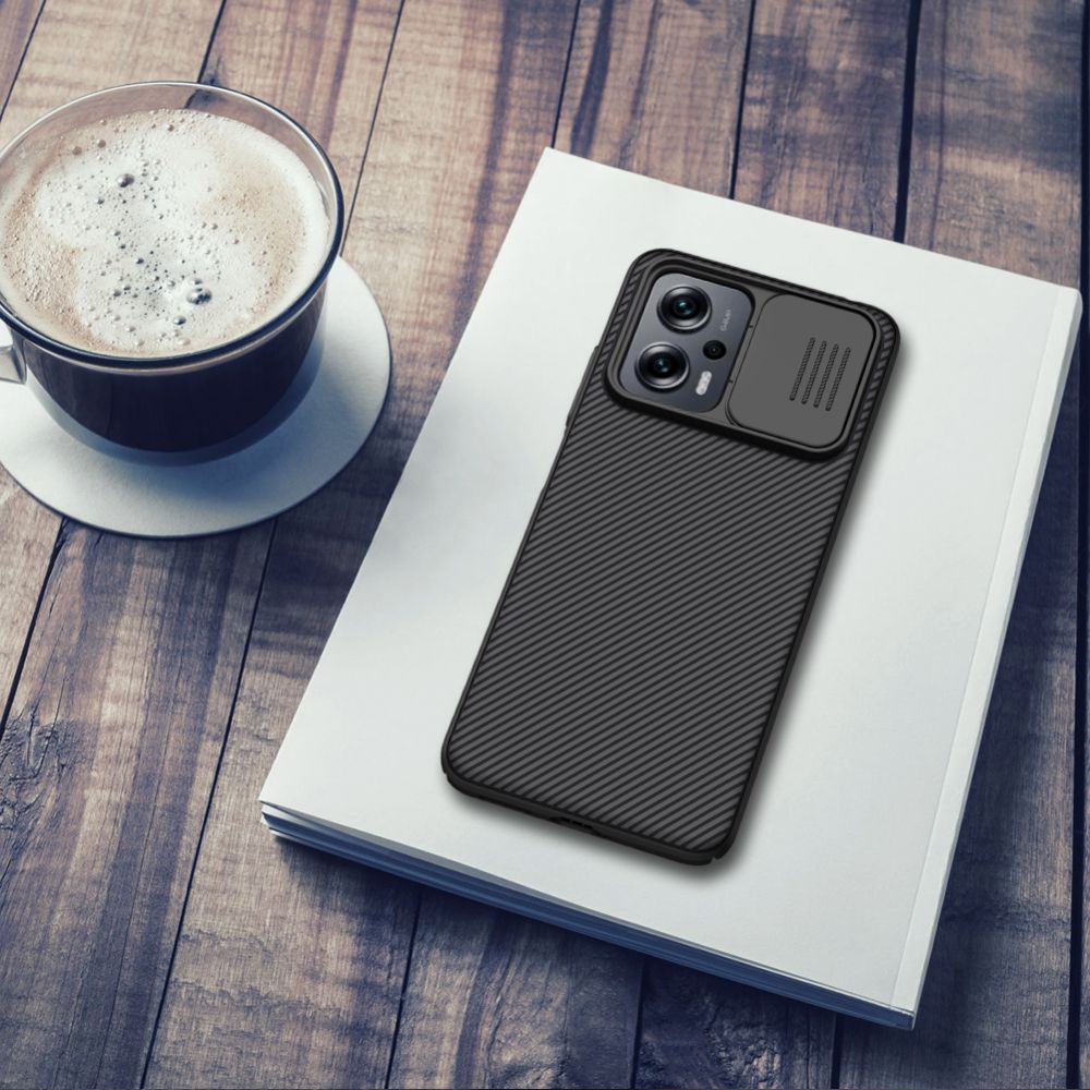 Nillkin Xiaomi Poco X4 GT CamShield Σκληρή Θήκη με Κάλυμμα για την Κάμερα - Black