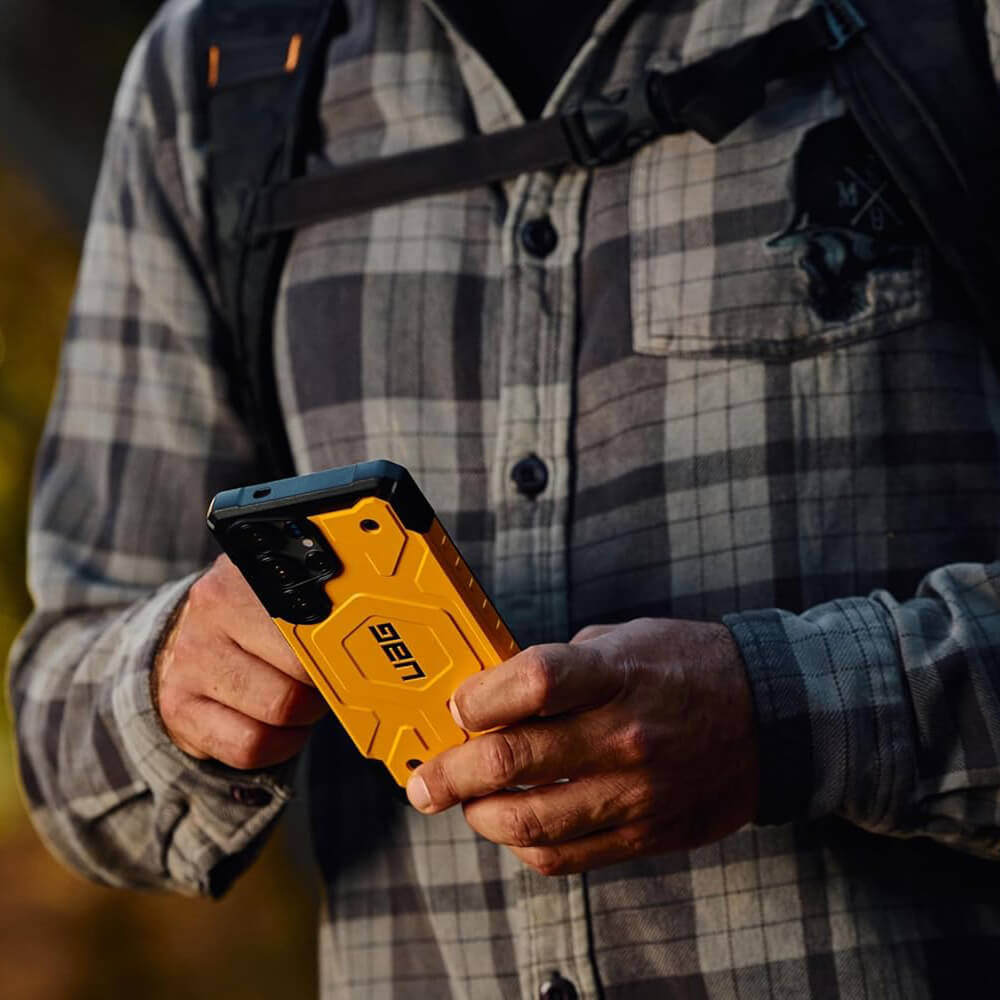 UAG Samsung Galaxy S25 Ultra Pathfinder MagSafe Series Σκληρή Θήκη με MagSafe - Heritage Yellow