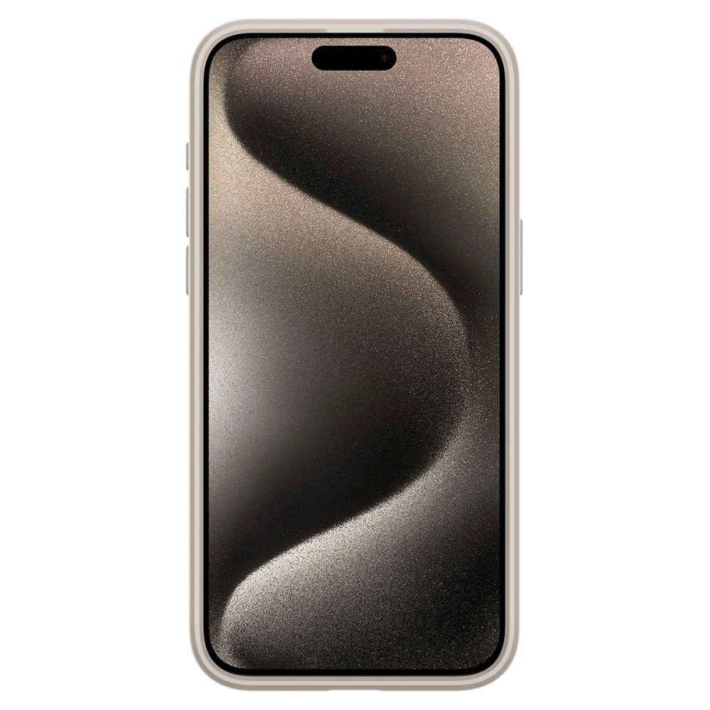 Spigen iPhone 15 Pro Max Ultra Hybrid Mag Σκληρή Θήκη με Πλαίσιο Σιλικόνης Και MagSafe - Frost Natural Titanium