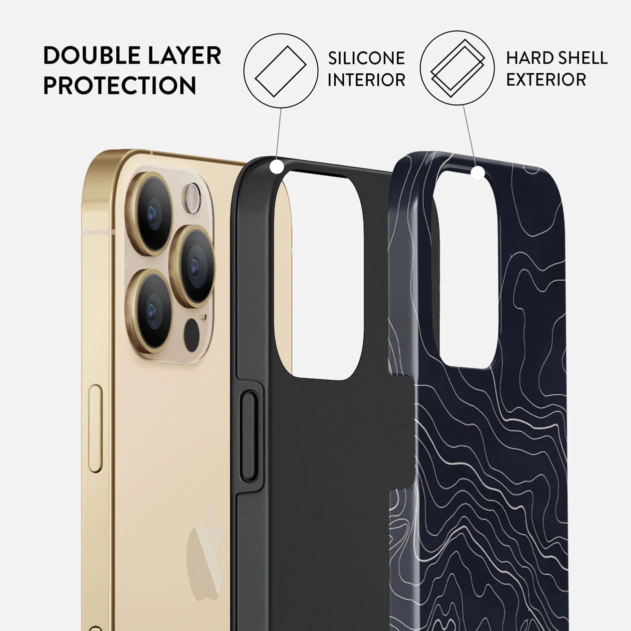 Burga iPhone 13 Pro Max Fashion Tough Σκληρή Θήκη - Drifting Shores