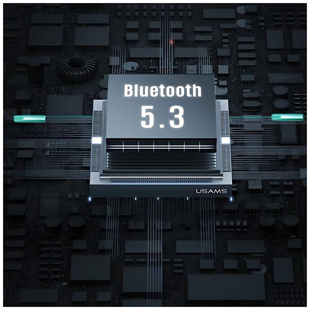 USAMS TWS X - Don Series - Bluetooth 5.3 - Ασύρματα ακουστικά για Κλήσεις / Μουσική - White