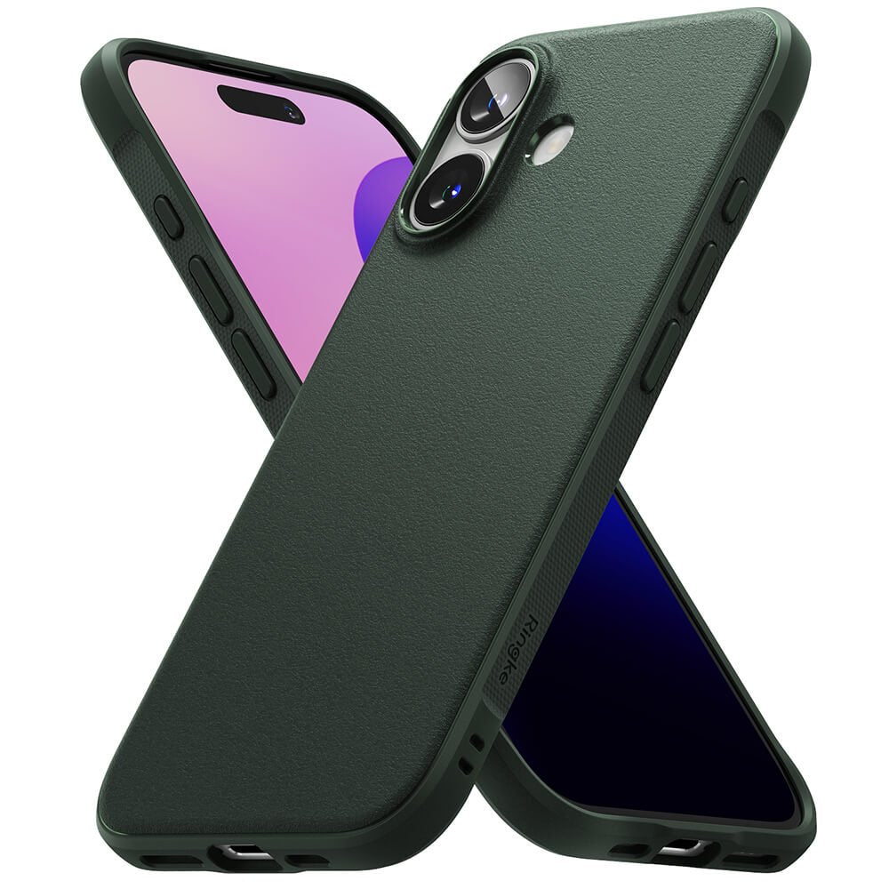 Ringke iPhone 16 Onyx Durable TPU Case Θήκη Σιλικόνης - Dark Green