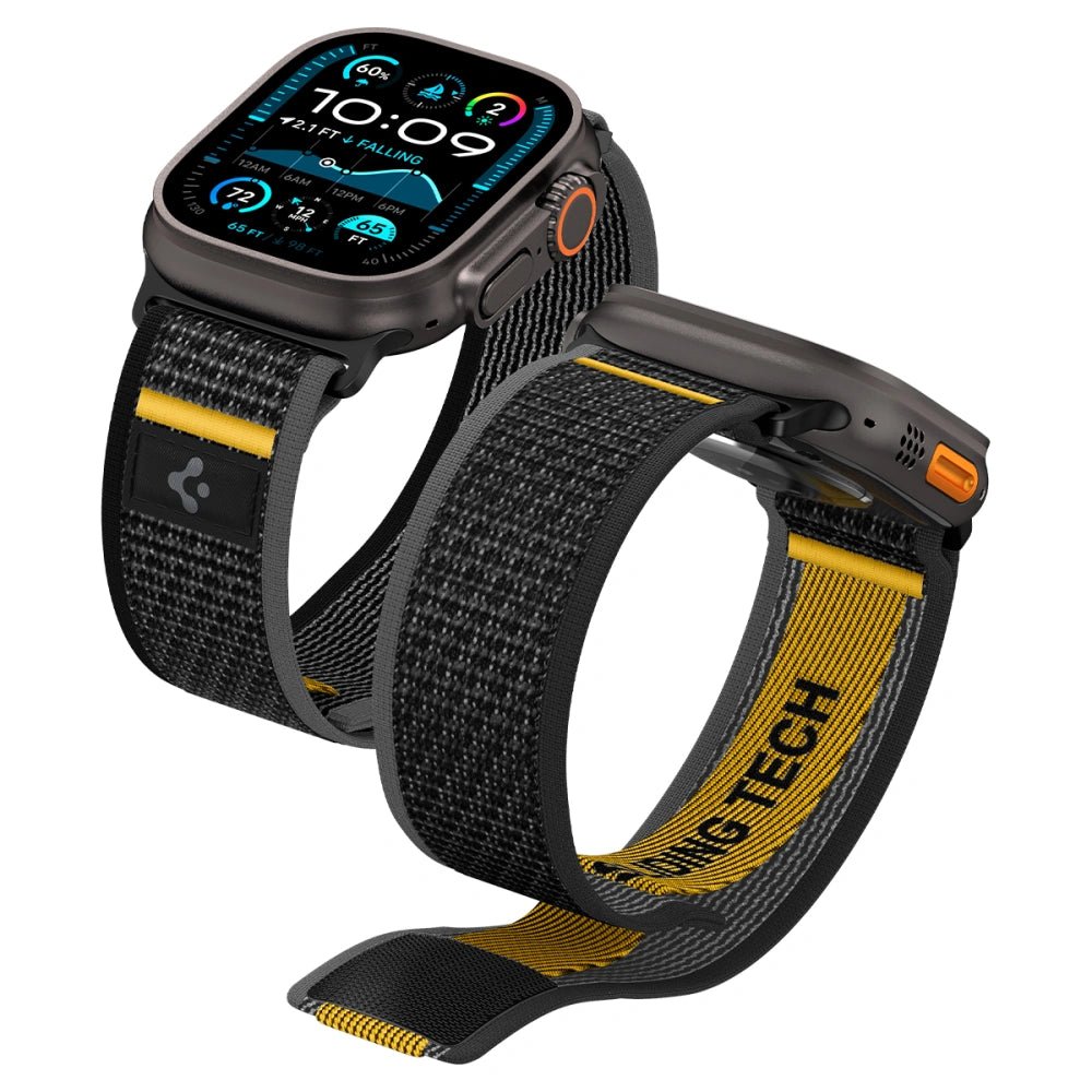 Spigen Λουράκι Apple Watch 8/9/10/11 - SE (1/2/3) - Ultra (1/2/3) – 44/45/46/49mm - Athlex Air - Active Black