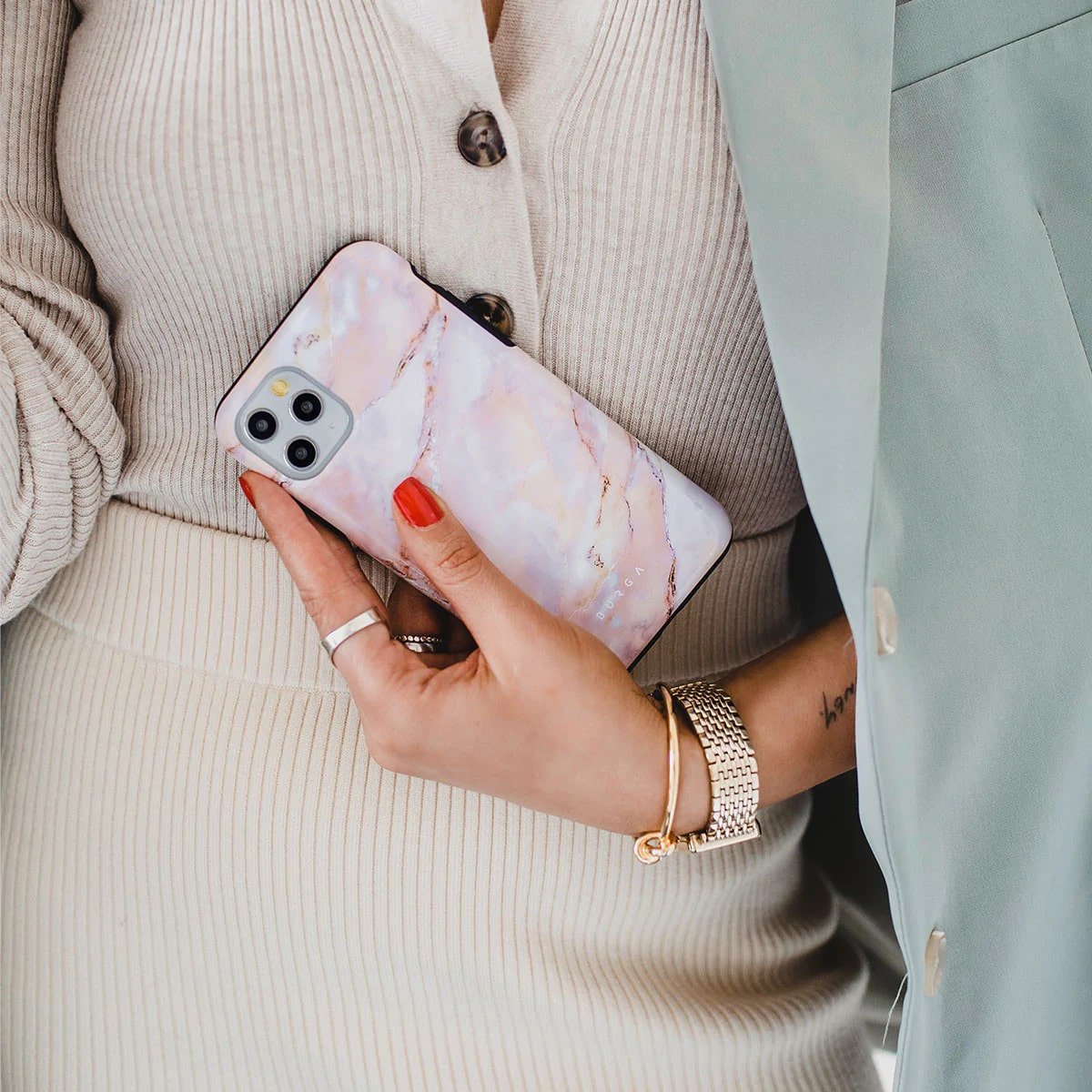 Burga iPhone 14 Plus Fashion Tough Σκληρή Θήκη - Morning Sunshine