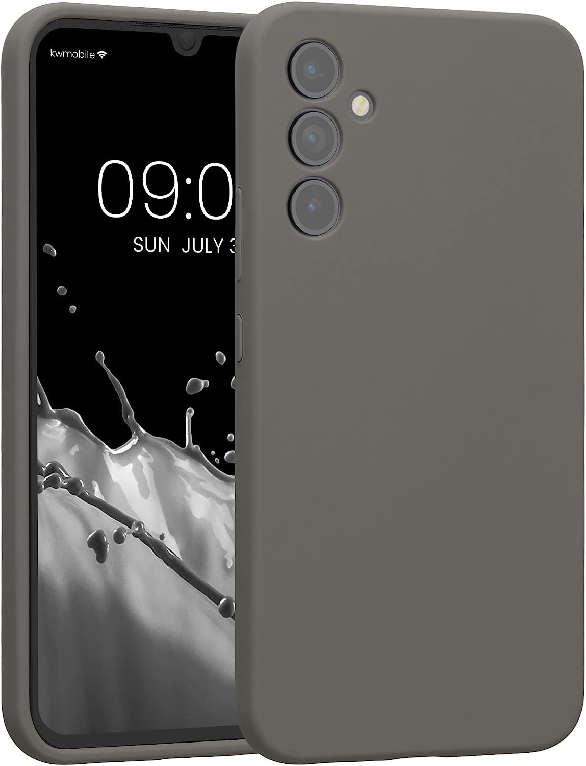 KW Samsung Galaxy A34 5G Θήκη Σιλικόνης Rubber TPU - Stone Dust - 60807.155