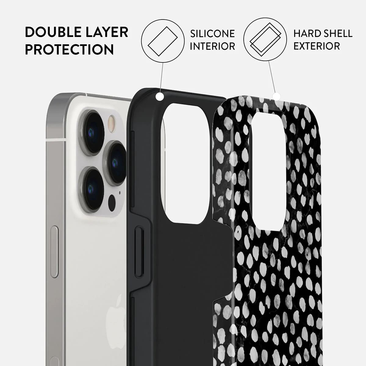 Burga iPhone 14 Pro Fashion Tough Σκληρή Θήκη - Night Sky