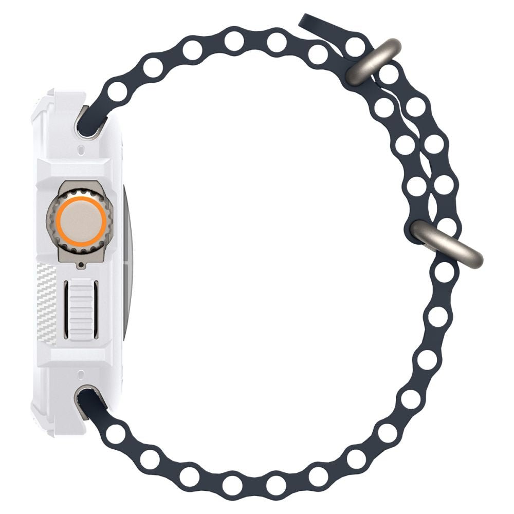 Spigen Θήκη Apple Watch Ultra (1/2/3) - 49mm Rugged Armor - White