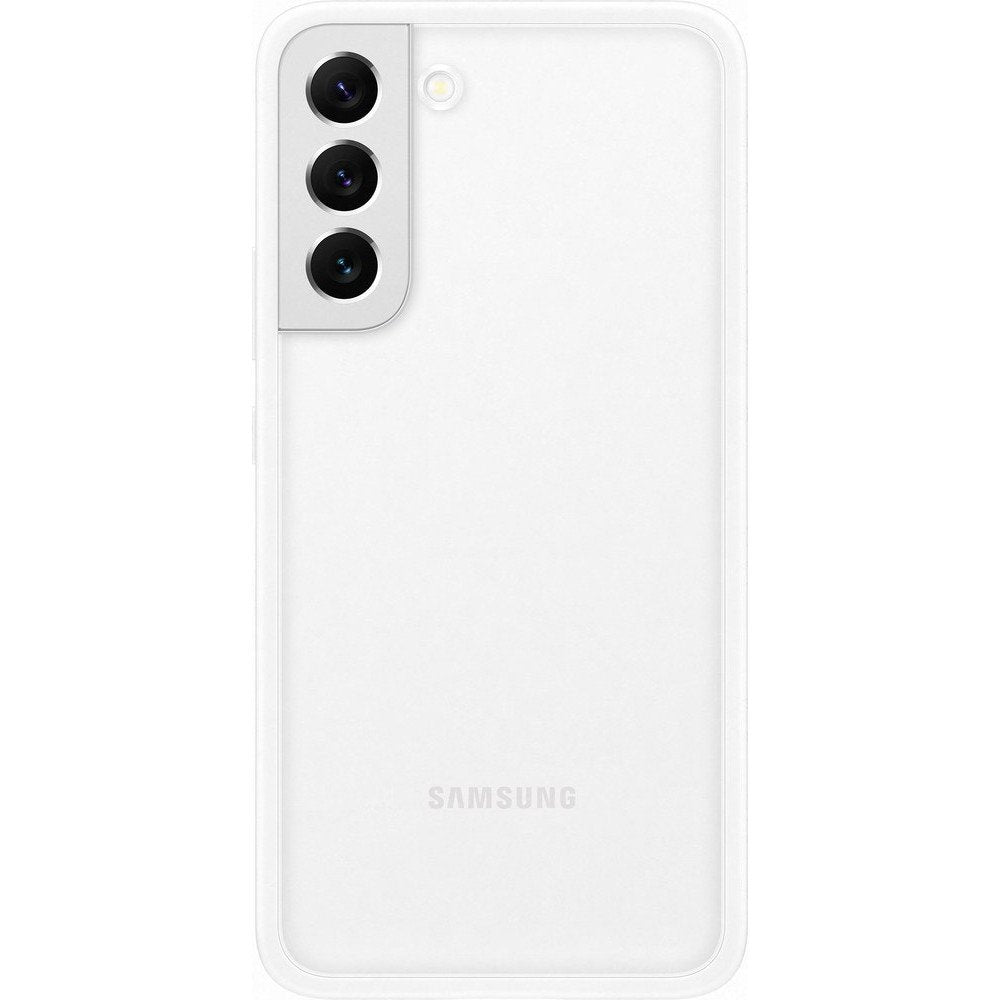 Samsung Frame Cover Samsung Galaxy S22 Plus Σκληρή Θήκη με Πλαίσιο Σιλικόνης - White - EF - MS906CWEGWW