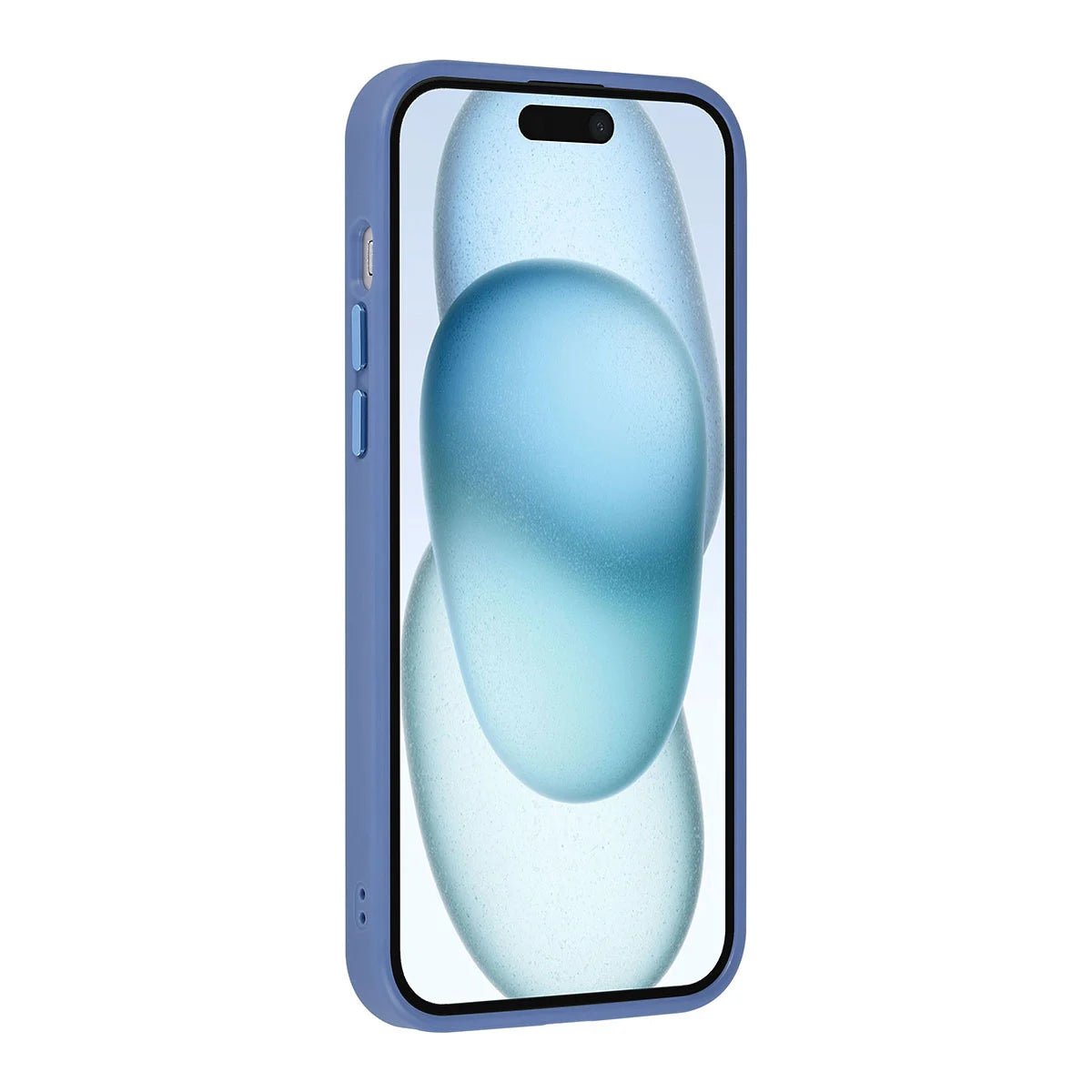 Tuniq iPhone 15 Plus / 14 Plus - MagSafe Σκληρή Θήκη με Πλαίσιο Σιλικόνης - Μπλε Ματ / Διάφανη