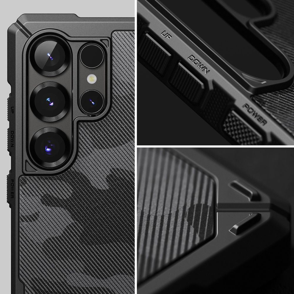 Ringke Samsung Galaxy S25 Ultra Rugged Gear Σκληρή Θήκη TPU - Camo Black