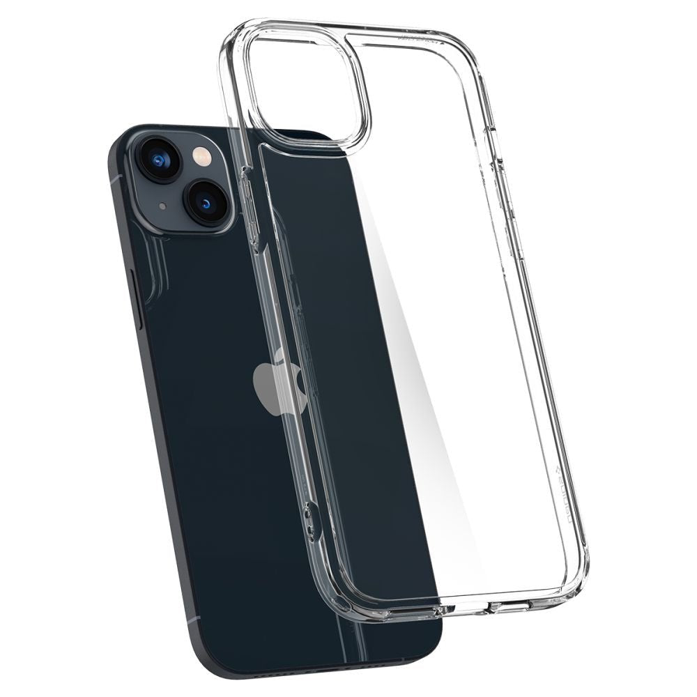 Spigen iPhone 14 Plus / iPhone 15 Plus Ultra Hybrid Σκληρή Θήκη με Πλαίσιο Σιλικόνης - Crystal Clear
