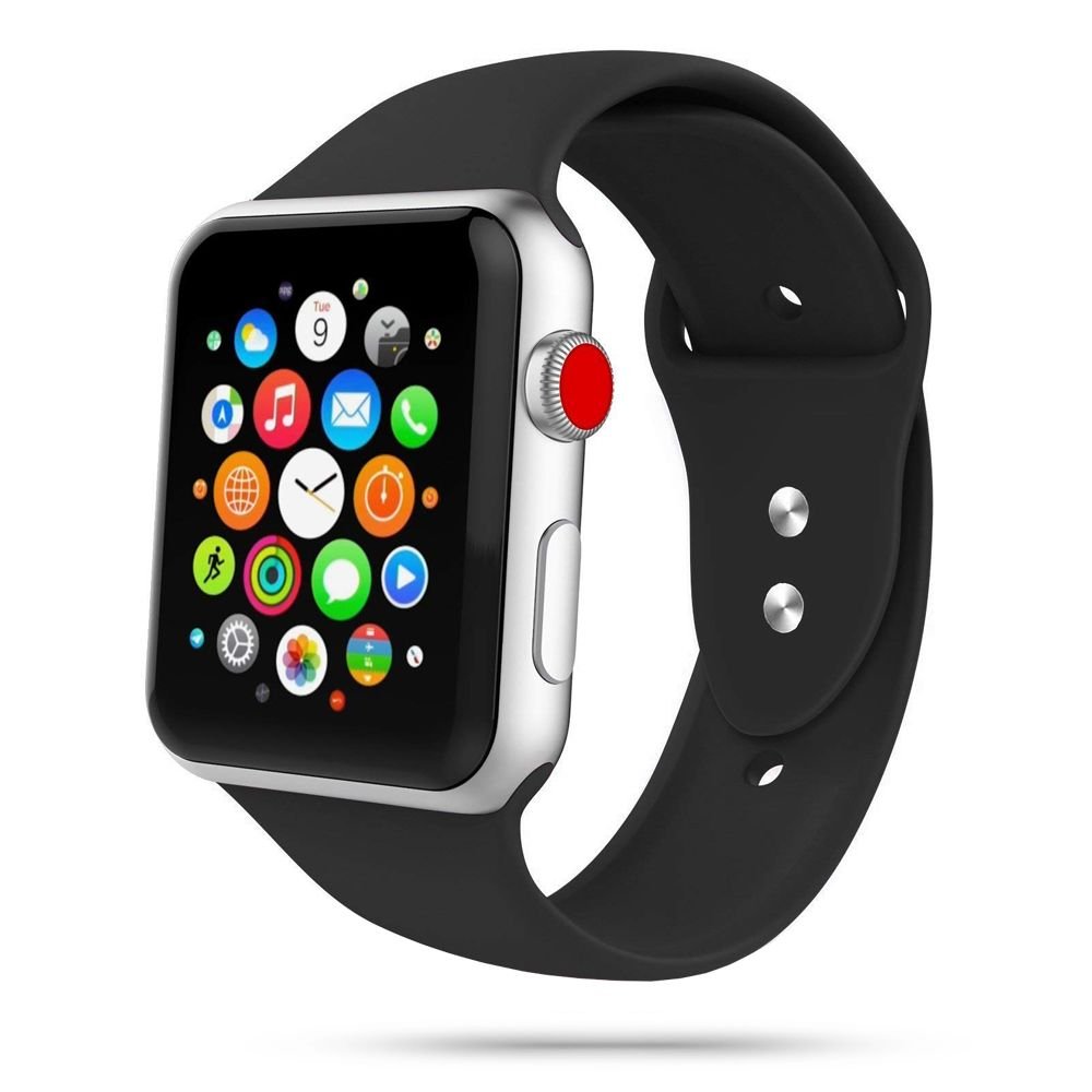 Tech - Protect Λουράκι Apple Watch 4 / 5 / 6 / 7 / 8 / 9 / SE / ULTRA 1 / ULTRA 2 - 42 / 44 / 45 / 49 mm IconBand Λαστιχένιο - Black