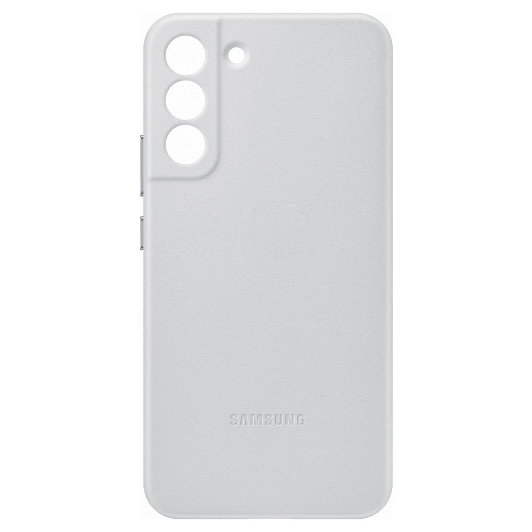 Samsung Genuine Leather Cover Samsung Galaxy S22 Plus Θήκη από Γνήσιο Δέρμα - Light Grey - EF - VS906LJEGWW