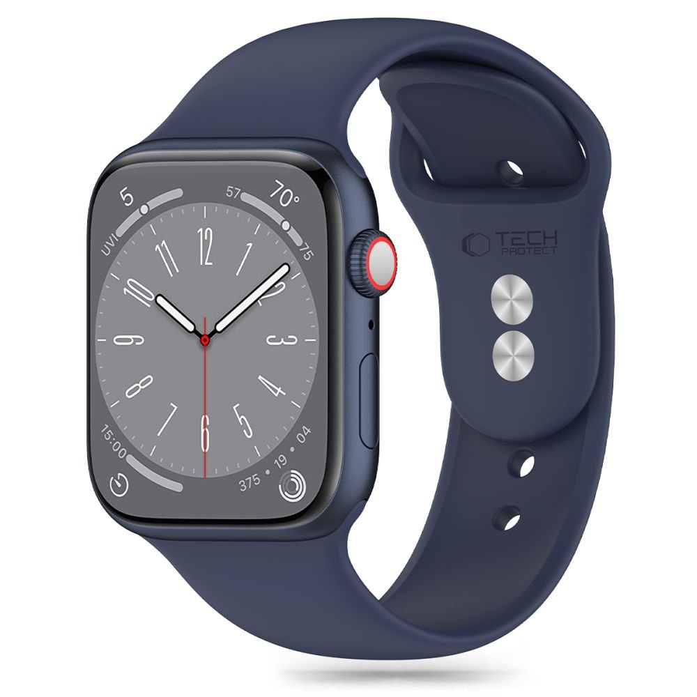 Tech - Protect Λουράκι Apple Watch 4/5/6/7/8/9/10/11 - SE (1/2/3) - ULTRA (1/2/3) - 44/45/46/49mm Silicone Σιλικόνης - Midnight Blue