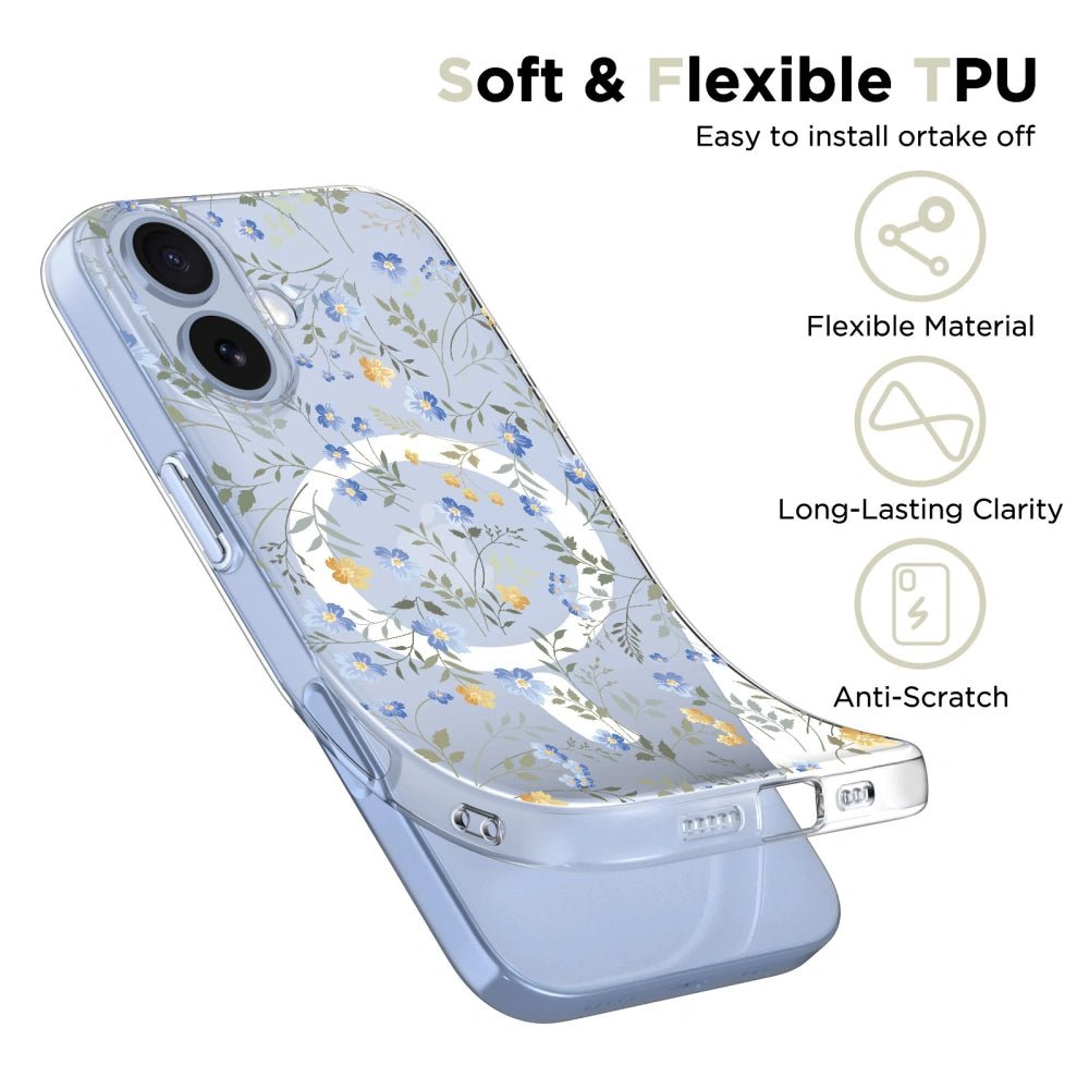 Tech - Protect iPhone 17 Flexair Θήκη Σιλικόνης TPU με MagSafe - Spring Flowers