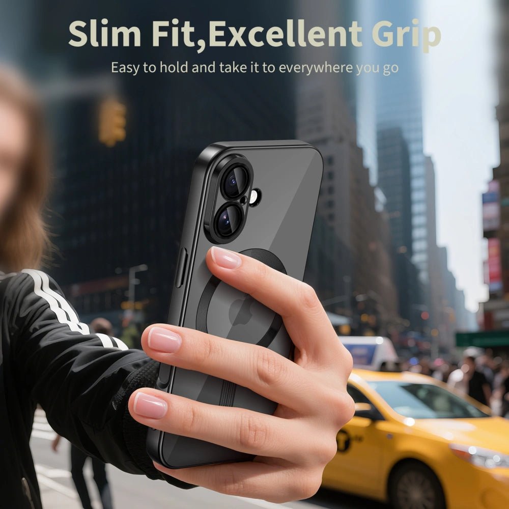 Tech - Protect iPhone 17 MagFlex - Θήκη Σιλικόνης TPU με MagSafe - Διάφανη / Shiny Black