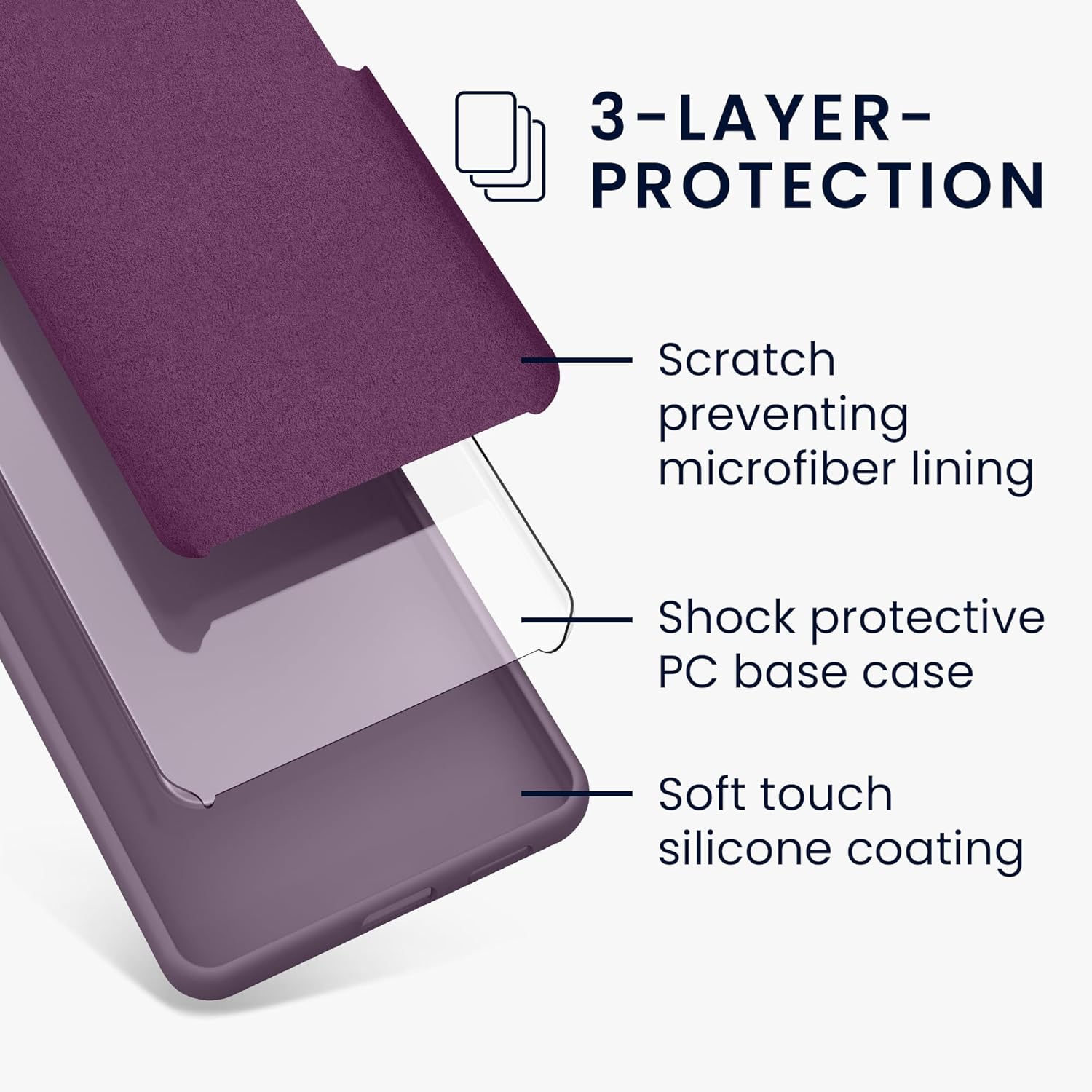 KW Samsung Galaxy A15 4G / A15 5G Θήκη Σιλικόνης Rubberized TPU - Light Iris