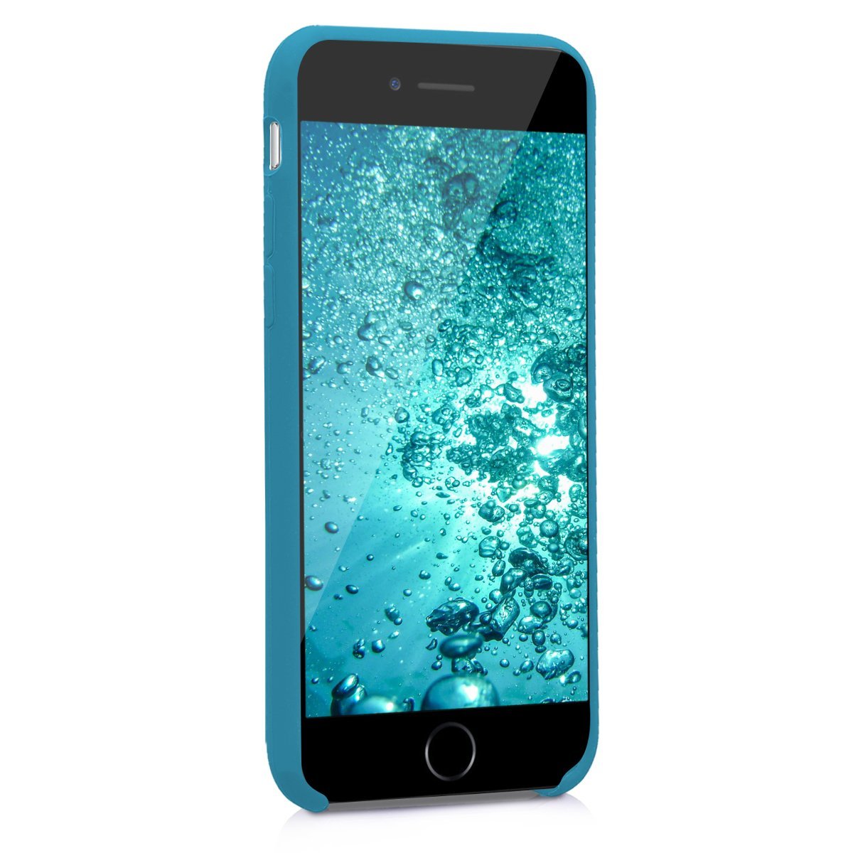 KW iPhone SE 2022 / SE 2020 / 7 / 8 Θήκη Σιλικόνης Rubber TPU - Petrol - 40225.78