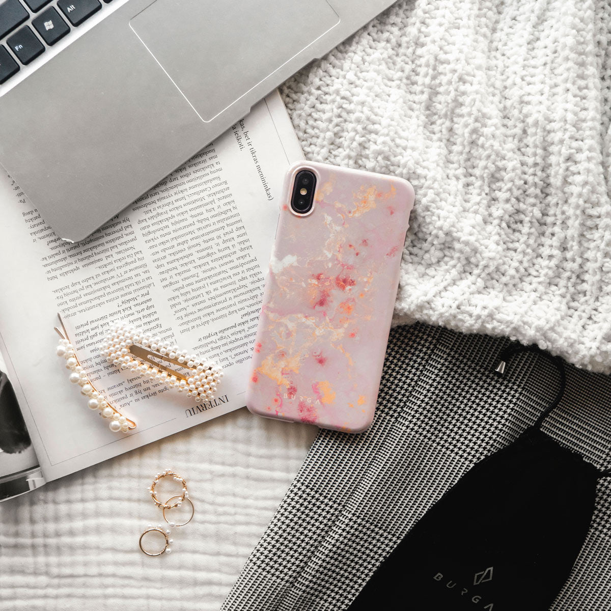 Burga Samsung Galaxy A53 5G Fashion Tough Σκληρή Θήκη - Golden Coral