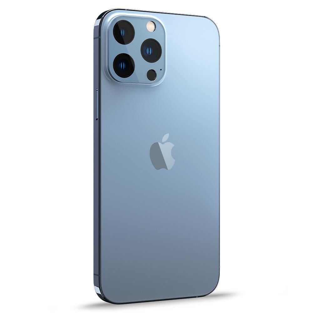 Spigen iPhone 13 Pro / 13 Pro Max Aparatu Optik.TR Αντιχαρακτικό Γυαλί για την Κάμερα - 2 Τεμάχια - Sierra Blue