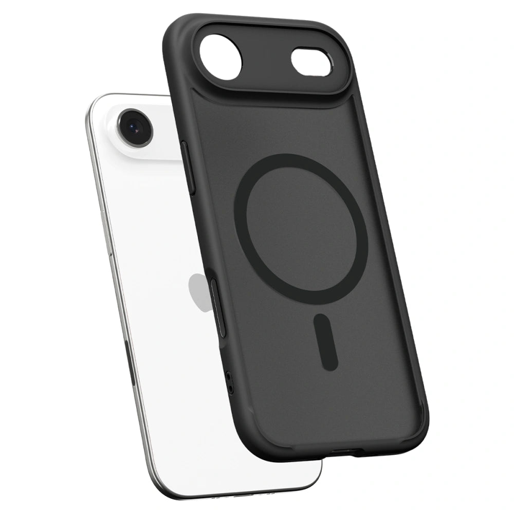 Spigen iPhone Air - Ultra Hybrid Mag - Σκληρή Θήκη με Πλαίσιο Σιλικόνης Και MagSafe - Frost Black