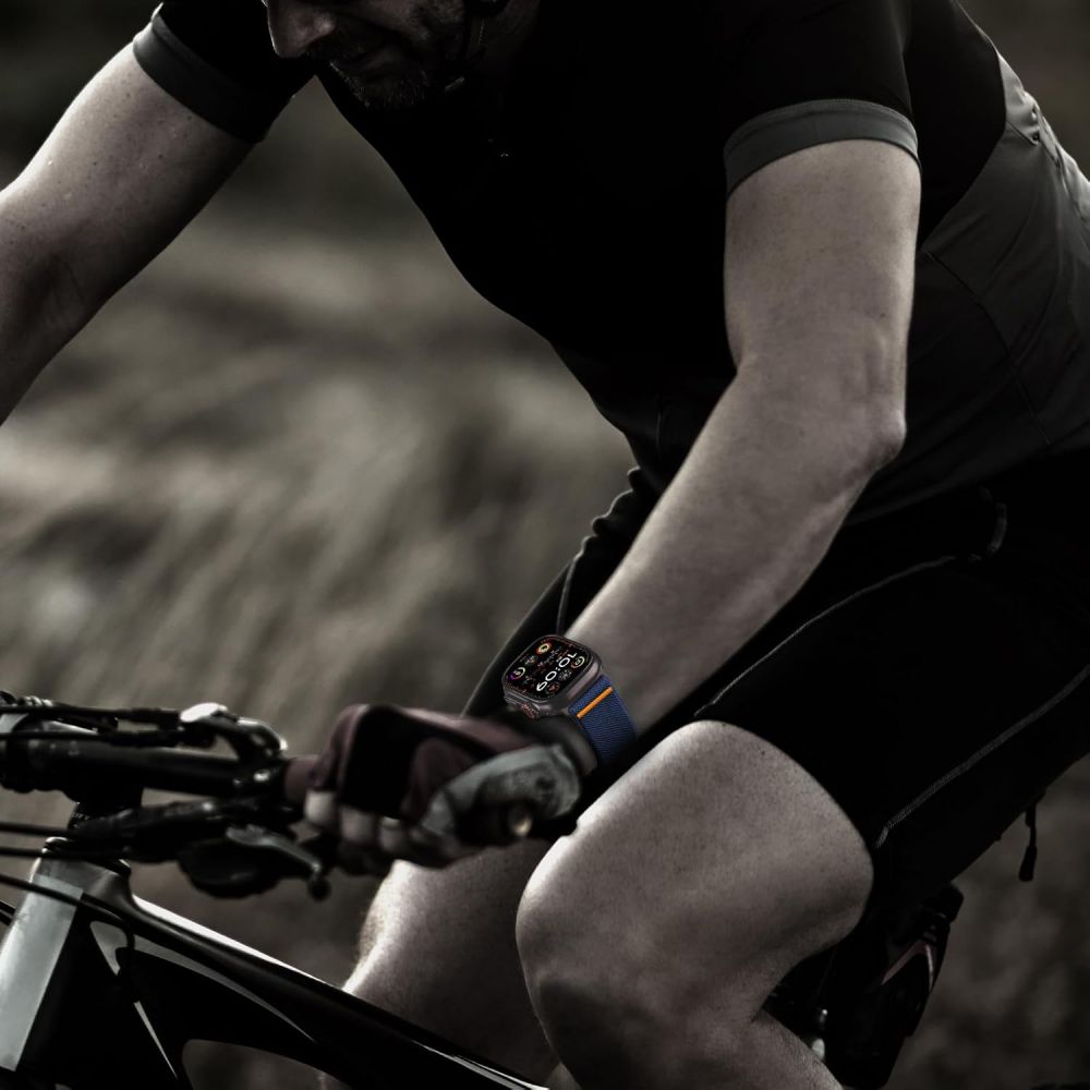 Tech - Protect Λουράκι Apple Watch 8/9/10/11 - SE (1/2/3) - Ultra (1/2/3) – 44/45/46/49mm Nylon Clasp - Navy