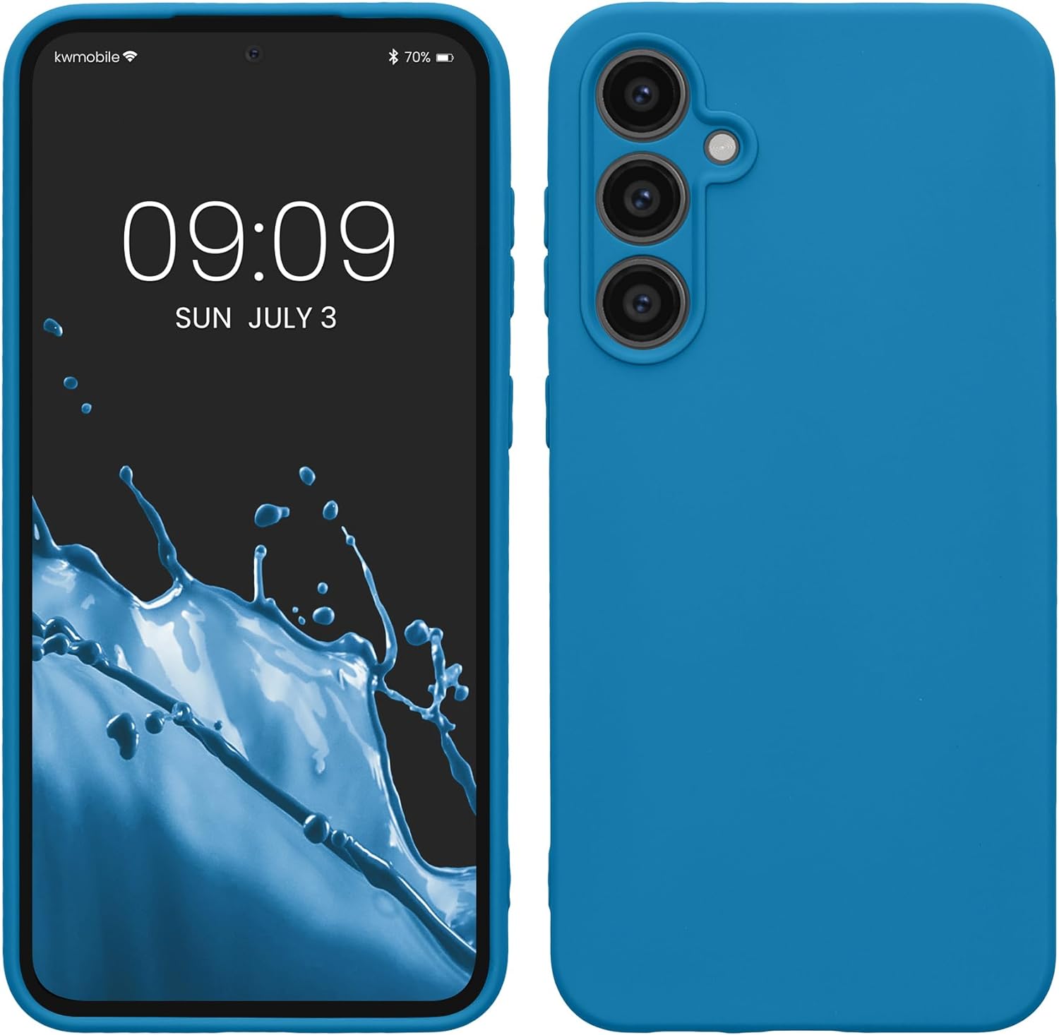 KW Samsung Galaxy S23 FE Θήκη Σιλικόνης TPU - Caribbean Blue - KWM000021LO011C