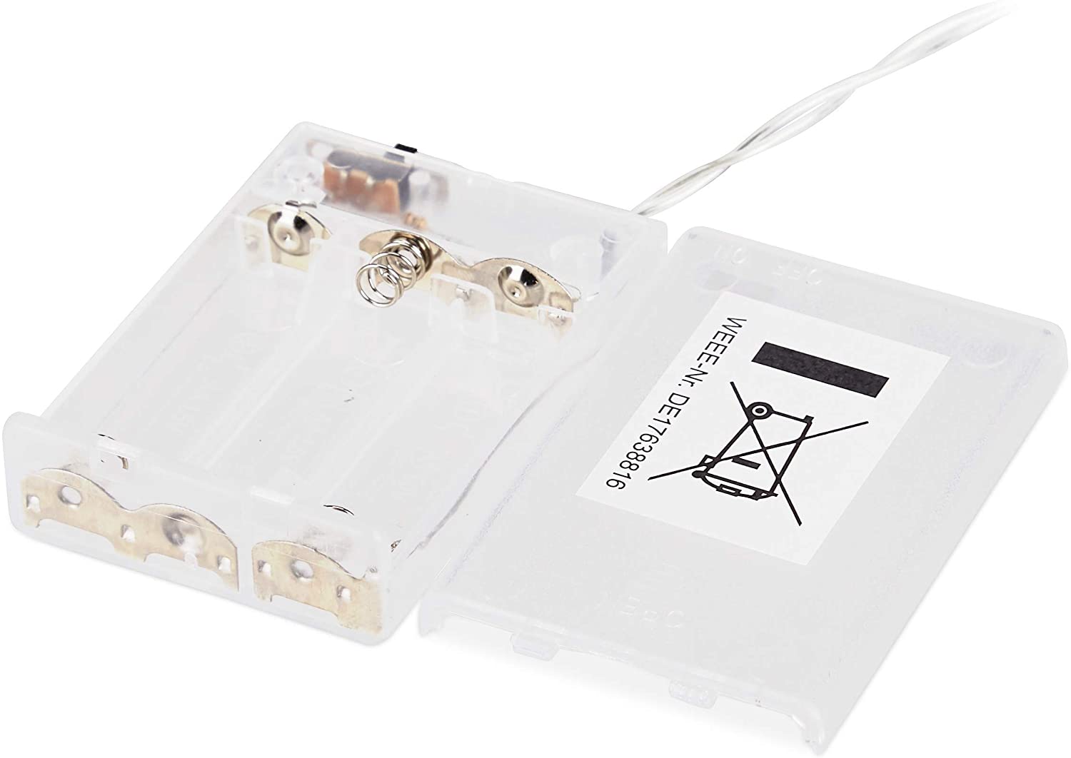 Relaxdays Σετ με 20 Φωτάκια - Μπάλες με Φωτισμό LED - White / Gray / Black - 4052025942878