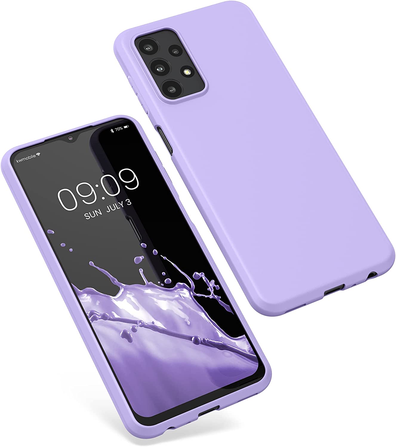 KW Samsung Galaxy A23 5G Θήκη Σιλικόνης TPU - Lavender - 57804.108