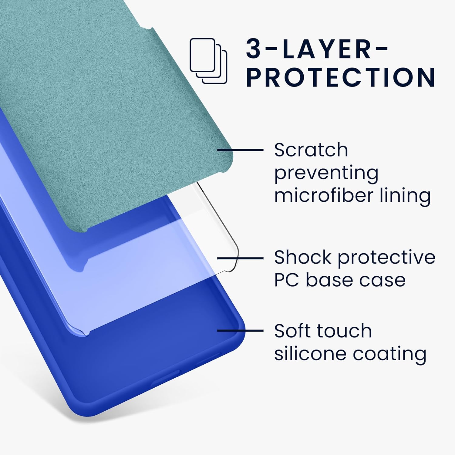 KW Samsung Galaxy S24 FE Θήκη Σιλικόνης Rubberized TPU - Baltic Blue