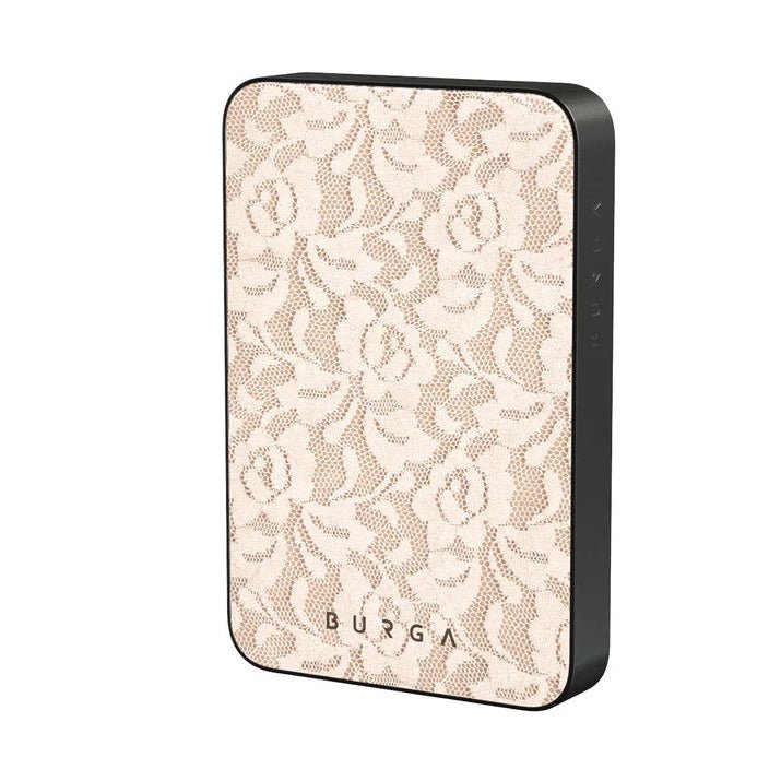 Burga Μαγνητικό Ασύρματο MagSafe PowerBank 5000mAh με Καλώδιο Type - C to Type - C - Gunmetal - Gone Country