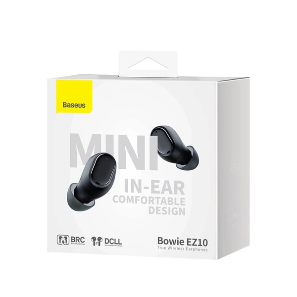 Baseus Bowie EZ10 TWS Bluetooth 5.3 - Ασύρματα ακουστικά για Κλήσεις / Μουσική - Black - A00054300116 - Z1