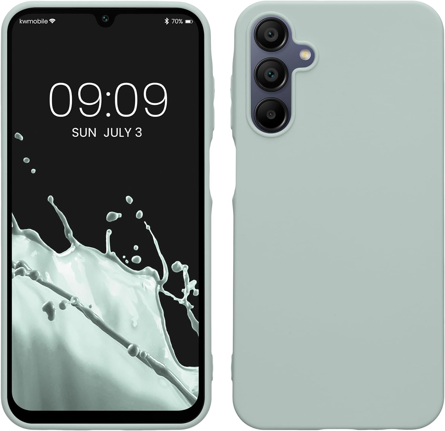 KW Samsung Galaxy A15 4G / A15 5G Θήκη Σιλικόνης TPU - Cool Mint - KWM000021MH011C