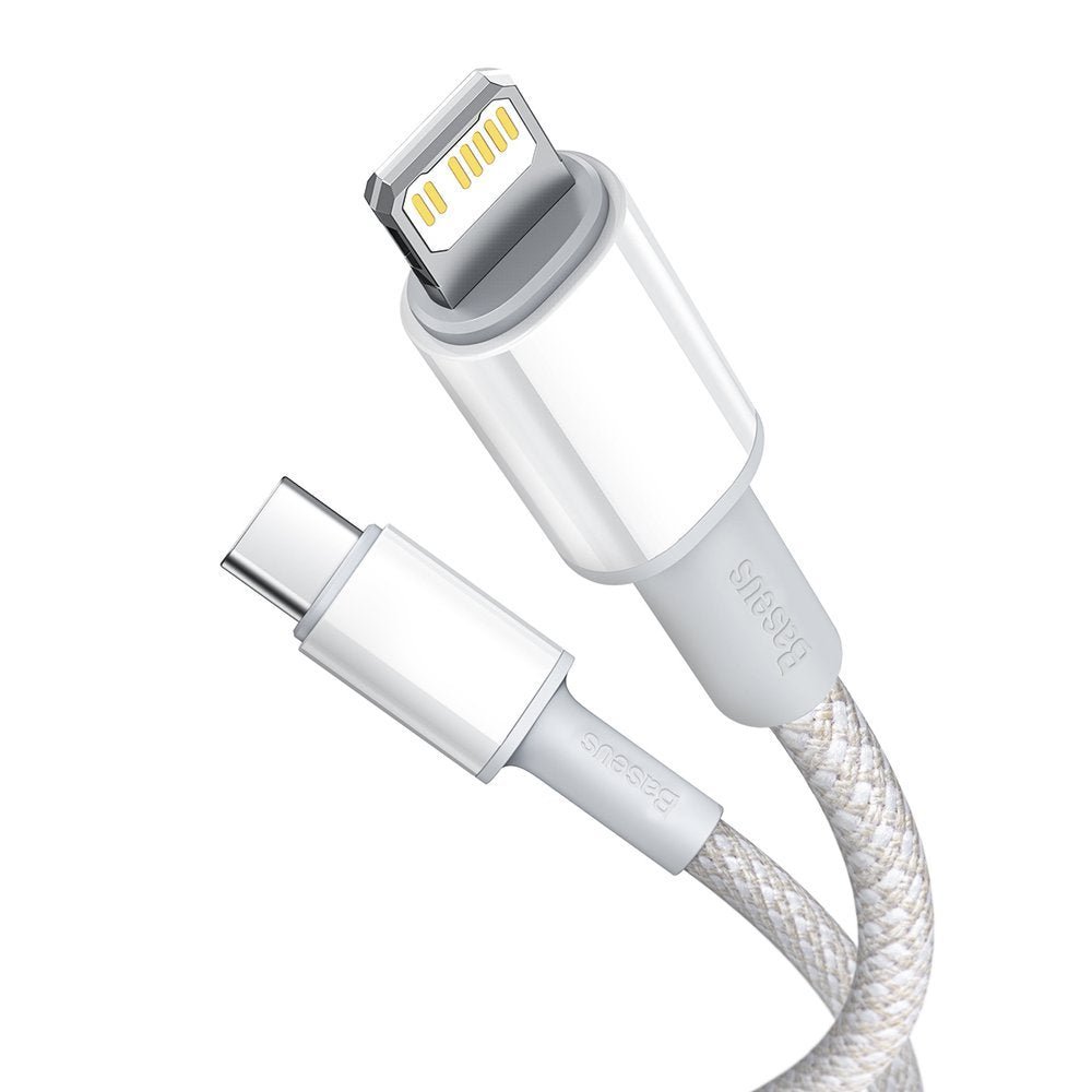 Baseus High Density PD 20W - Καλώδιο Δεδομένων και Φόρτισης Type - C to Lightning 2M - White - CATLGD - A02