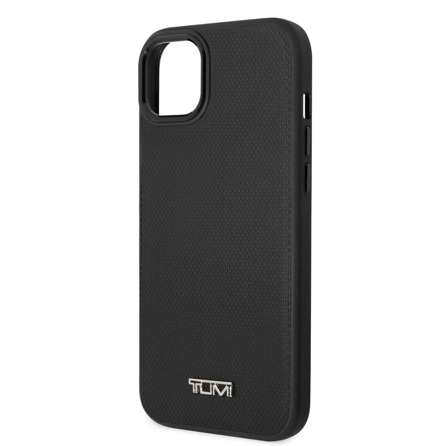 Tumi iPhone 15 / 14 / 13 Leather Balistic Pattern MagSafe Θήκη από Γνήσιο Δέρμα με MagSafe - Black