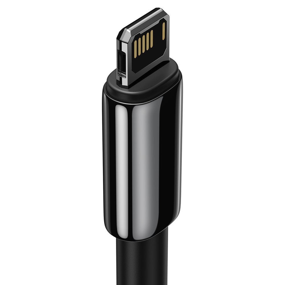 Baseus Tungsten Gold Cable Lightning 2.4A - Καλώδιο Δεδομένων και Φόρτισης Lightning 1M για iPhone - Black - CALWJ - 01