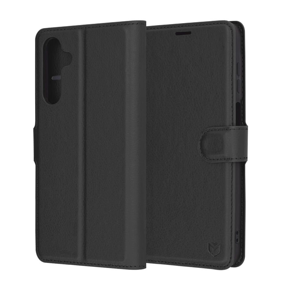 Techsuit Samsung Galaxy A16 4G / A16 5G - Leather Folio - Θήκη Πορτοφόλι από Δερματίνη με Stand - Black