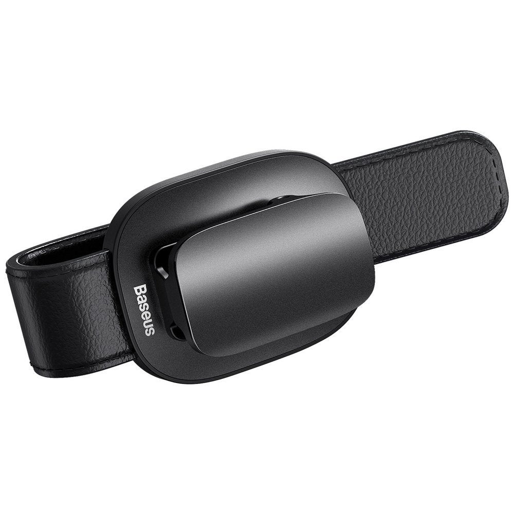 Baseus Platinum Vehicle Eyewear Clip Clamping Type - Βάση Στήριξης Γυαλιών για το Σκίαστρο - Black - ACYJN - B01